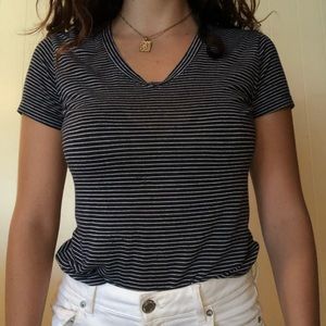 Navy blue stripped t-shirt